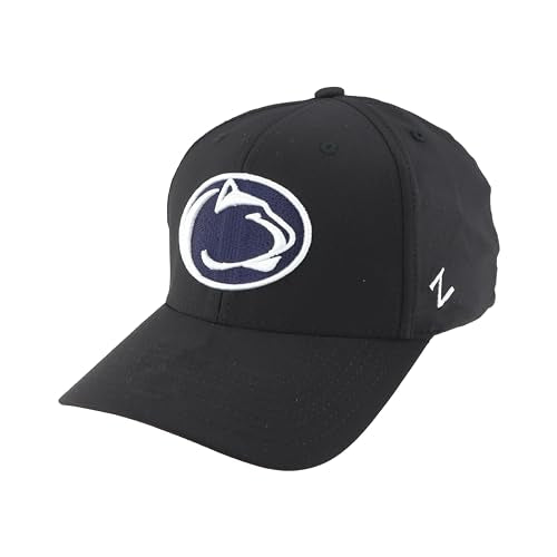 Zephyr Standard NCAA Officially Licensed Hat Fitted Hype Black, Large