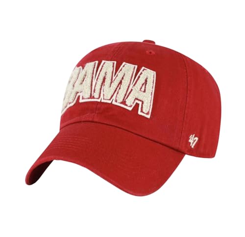 47 Women's Alabama Crimson Tide Zoey Clean Up Adjustable Hat (US