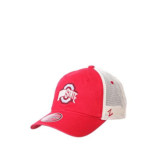 Ohio State Buckeyes Men's Red Mesh University Adjustable Hat - Campus Hats