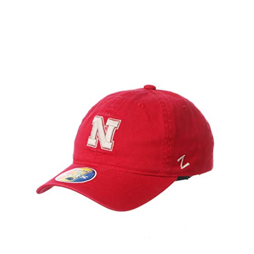 Zephyr NCAA Nebraska Cornhuskers Adjustable Scholarship Hat Kids Team Color, Nebraska Cornhuskers Red, Adjustable