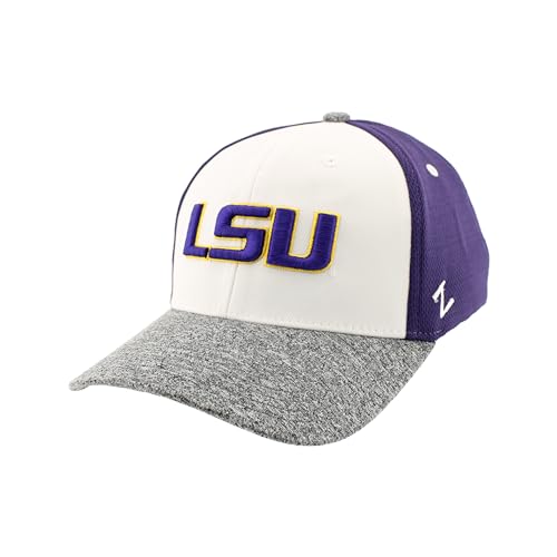 ZHATS Cappello Aderente NCAA Ufficiale - Penn State Nittany Lions, Bianco, Taglia M - Ricamo 3D - 2