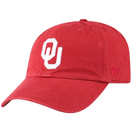 Top of the World Oklahoma Sooners Men's Adjustable Relaxed Fit Team Icon hat, Adjustable