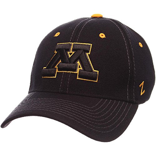 Zephyr Men's Minnesota Golden Gophers Element Zwool Stretch Fit Hat L Black