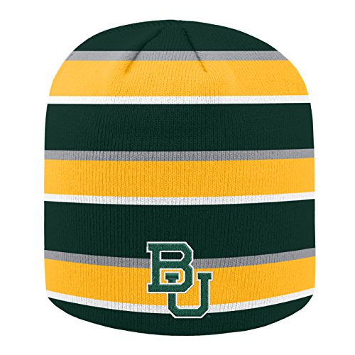 Top of the World Baylor Bears Reversible Disguise Skull Cap - NCAA Cuffless Beanie Knit Hat