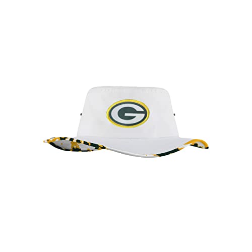 FOCO Green Bay Packers NFL Womens White Hybrid Boonie Hat