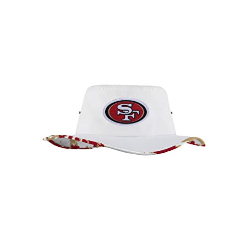 FOCO San Francisco 49ers NFL Womens White Hybrid Boonie Hat