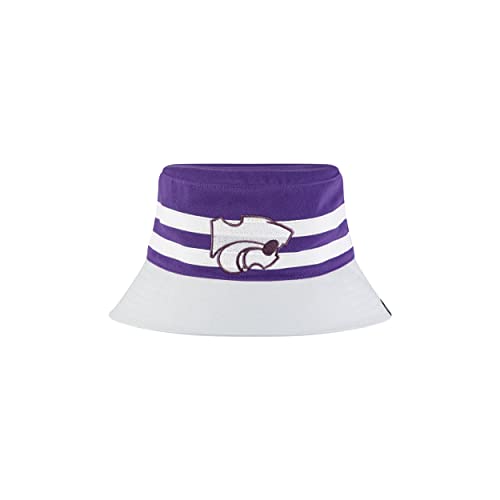FOCO Kansas State Wildcats NCAA Team Stripe Bucket Hat