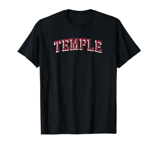 Temple Owls Retro Arch Officially Licensed T-Shirt