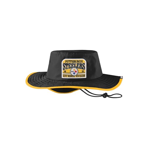 FOCO Pittsburgh Steelers NFL Truckstop Patch Boonie Hat Team Color