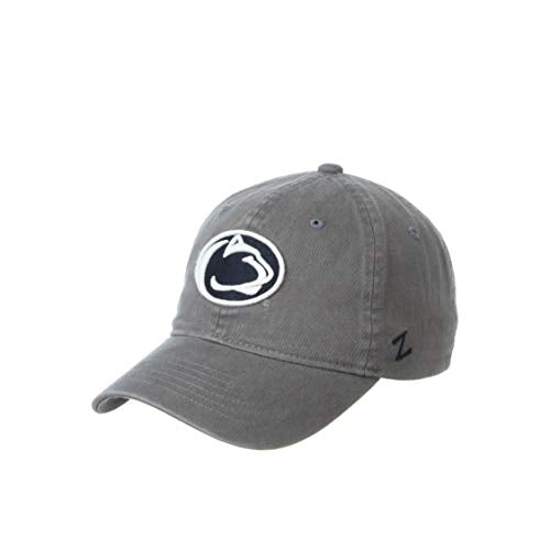 NCAA Penn State Nittany Lions Mens Adjustable Scholarship Hat Charcoal, Penn State Nittany Lions Charcoal, Adjustable, One size