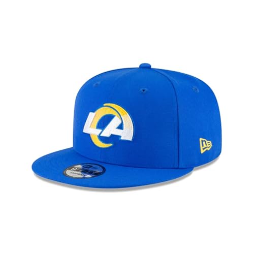 New Era NFL 9FIFTY Adjustable Snapback Hat Cap One Size Fits All (Los Angeles Rams - Blue)