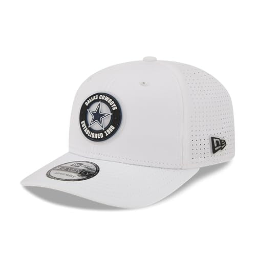 New Era Men's White Dallas Cowboys COOLERA 9SEVENTY Adjustable Hat