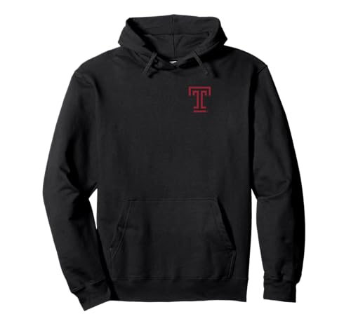 Temple Owls Lest Chest Icon Officially Licensed Pullover Hoodie