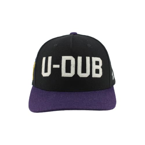 Washington Huskies NCAA Officially Licensed Adjustable Snapback Hat Wool