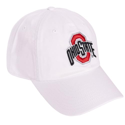 Desert Cactus The Ohio State University Embroidered Baseball Hat (M1) White