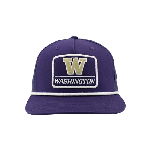 Washington Huskies NCAA Officially Licensed Rope Hat Trace Bulletin Te ...