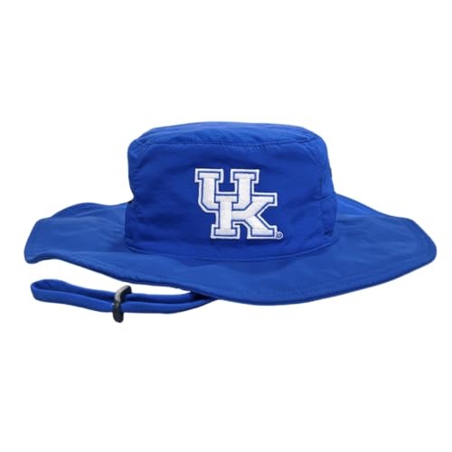 LogoFit NCAA Boonie Hat for Men - Officially Licensed College UPF Mens Sun Hat with Adjustable Sizing (Kentucky) Royal Blue