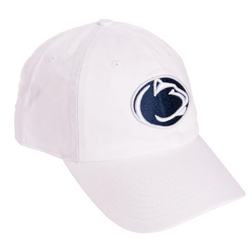 Desert Cactus Penn State University Baseball Hat Pennsylvania PSU Nittany Lions Brimmed Embroidered Hats Cap Adjustable Cloth Strap Adult (Style A1)