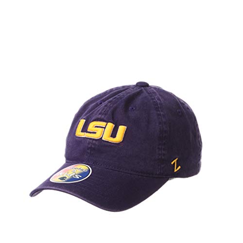 NCAA LSU Tigers Adjustable Scholarship Hat Kids Team Color, LSU Tigers Purple, Adjustable