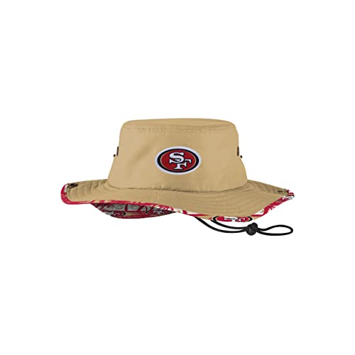 FOCO San Francisco 49ers NFL Solid Hybrid Boonie Hat