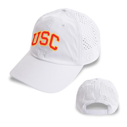 Desert Cactus USC Trojans BreezePro Performance Baseball Hat (BP3-White)