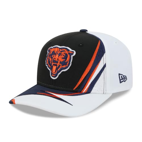 New Era Men's Black/White Chicago Bears Fan 9SEVENTY Adjustable Hat