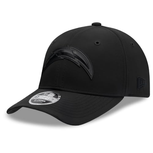 New Era Men's Black Los Angeles Chargers 2026 Sideline 39THIRTY M-Crown Stretch Hat