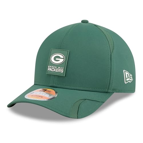 New Era Youth Green Green Bay Packers 2025 Sideline 9FORTY Adjustable Hat