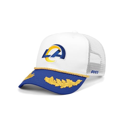 FOCO Los Angeles Rams NFL Captains Trucker RF Cap Team Color