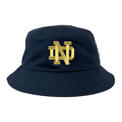 Men's NCAA Bucket Hat - UPF Hat with Adjustable Headband (Notre Dame)
