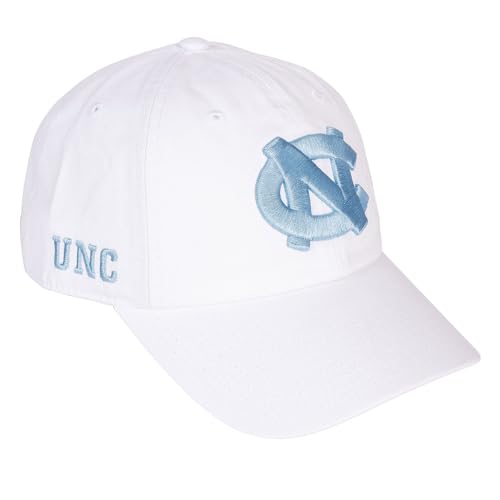 Desert Cactus UNC Tar Heels Embroidered Baseball Hat (C1) White