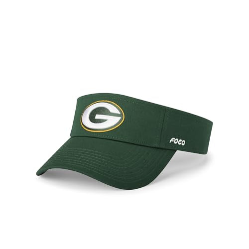 FOCO Green Bay Packers NFL Primary Logo Visor - Forrest