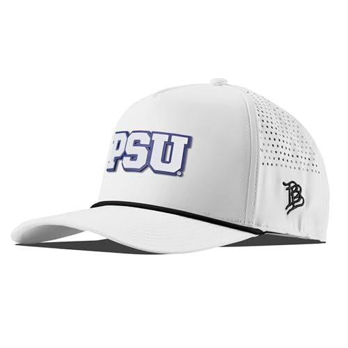 Branded Bills Officially Licensed x Penn State Nittany Lions White 5-Panel Penn State Block PVC