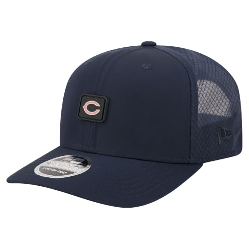 New Era Men's Navy Chicago Bears Micro Badge 9SEVENTY Adjustable Hat