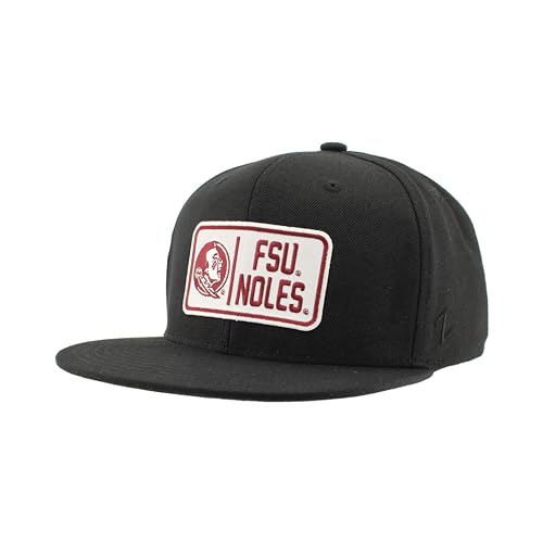 Florida State Seminoles NCAA Officially Licensed Hat Flat Snapback Z11 Defer Black