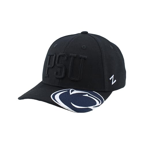 Penn State Nittany Lions NCAA Officially Licensed Adjustable Snapback Hat Contender Black