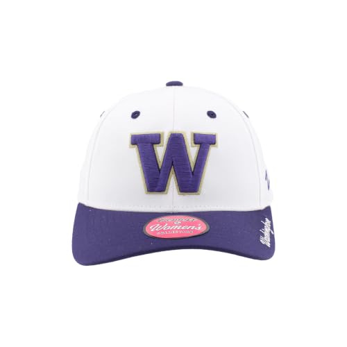 Washington Huskies NCAA Officially Licensed Women's Hat Competitor White