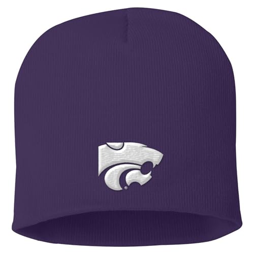 UGP Campus Apparel - BN508 - K-State Wildcats Kansas State Primary Logo - Sports Team Beanie - One Size - Purple