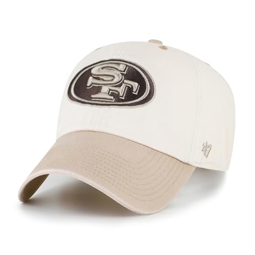 47 Men's Natural/Tan San Francisco 49ers Neutral Terrain Clean Up Adjustable Hat
