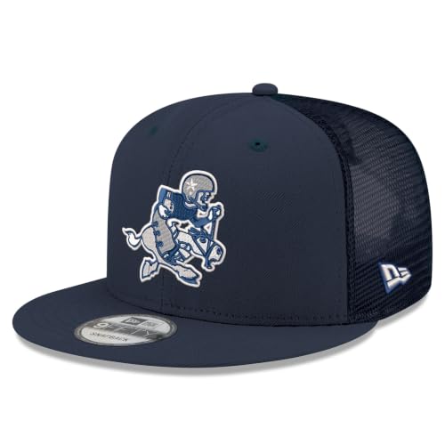 New Era Men's Navy Dallas Cowboys Core Team 9FIFTY Trucker Snapback Hat