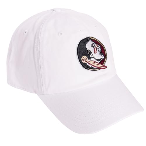 Desert Cactus Florida State University Embroidered Baseball Hat (E1) White