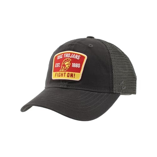 USC Trojans NCAA Officially Licensed Hat University Patch Switchback Charcoal