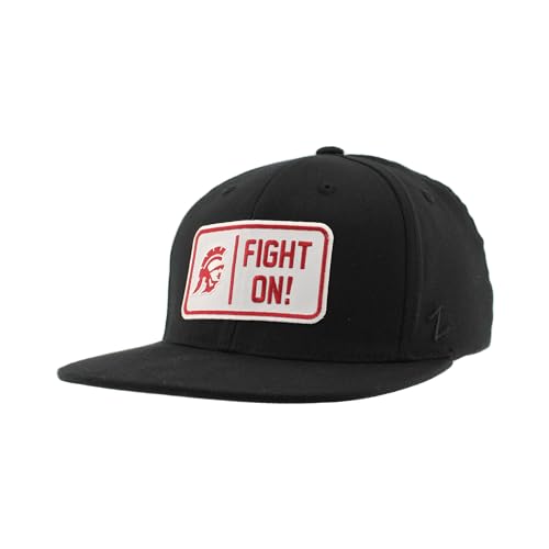 ZHATS Standard NCAA Officially Licensed Fitted Hat M15Z Defer Black, Large