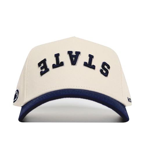 No Rivals Officially Licensed Penn State Nittany Lions Upside Down State Hat - Penn State - Classic Colors – NCAA Snapback Cap for Men and Women