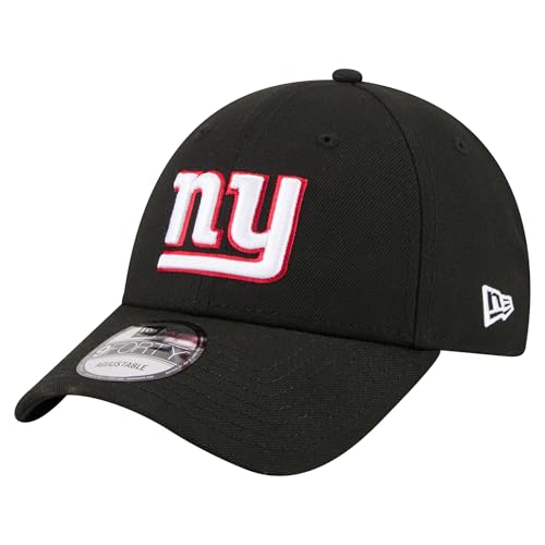 New Era Men's Black New York Giants Core Team 9FORTY Adjustable Hat
