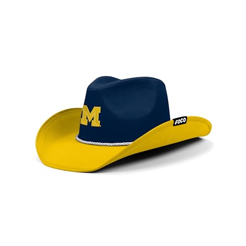 FOCO Michigan Wolverines NCAA Two Tone Cowboy Hat Team Color