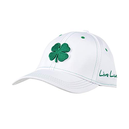 Black Clover Premium Clover 16 Flex Cap, White/Green, S/M
