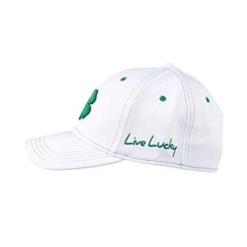 Black Clover Premium Clover 16 Flex Cap, White/Green, S/M