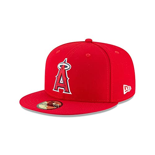 New Era 59FIFTY Los Angeles Angels of Anaheim 2018 Authentic Collection On Field Game Cap 7 1/2