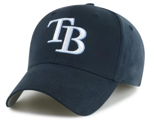Tampa Bay Rays MVP Hat Navy Blue Adjustable, Unisex Cap | Officially Licensed, Primary Home Team Logo, Sports Cap, Premium Materials, Stylish, Durable